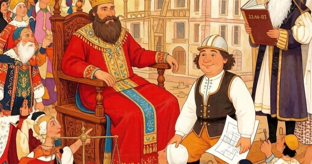 Сказка о Царе Еремее, Каменщике Прохоре и законе замороженного времени
