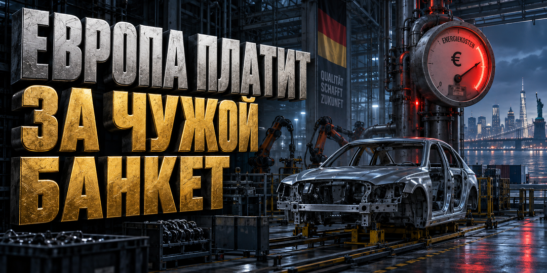 Реквием по немецкому автопрому: как Европа оплачивает заокеанский банкет
