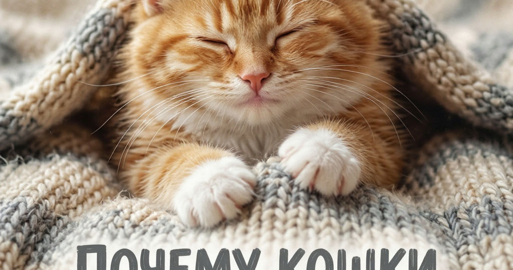 🐈 Почему кошки «месят» одеяло: 5 неожиданных объяснений от зоопсихологов