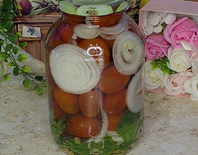 Маринованные помидоры Чиполлино
