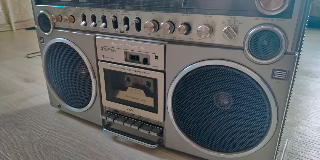 72-я серия: бумбокс National Panasonic RX5500F, 1980г