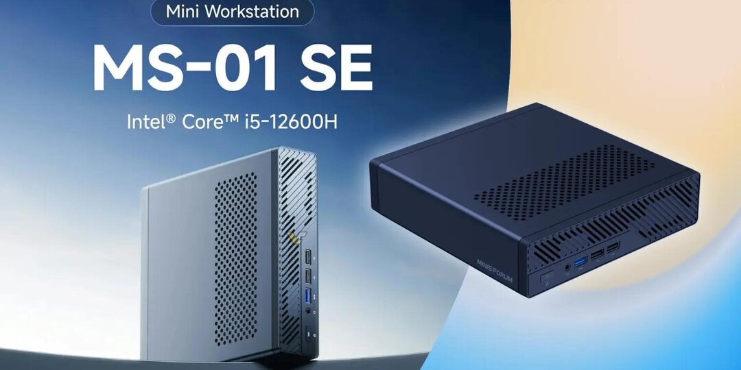 Мини-ПК с 12-ядерным Core i5-12600H, поддержкой 64 ГБ ОЗУ и возможностью установки дискретной видеокарты — всего $375. Вышел Minisforum MS-01 SE
