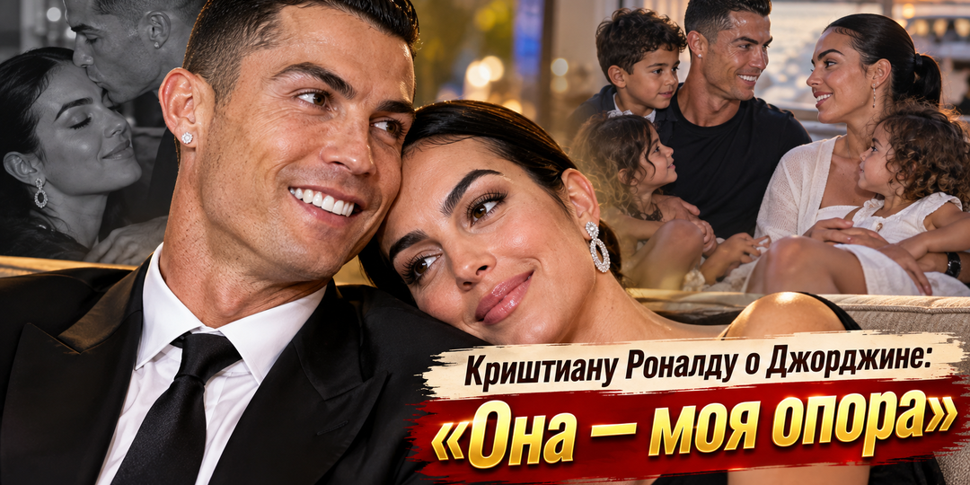 Криштиану Роналду о Джорджине: «Она — моя опора»
