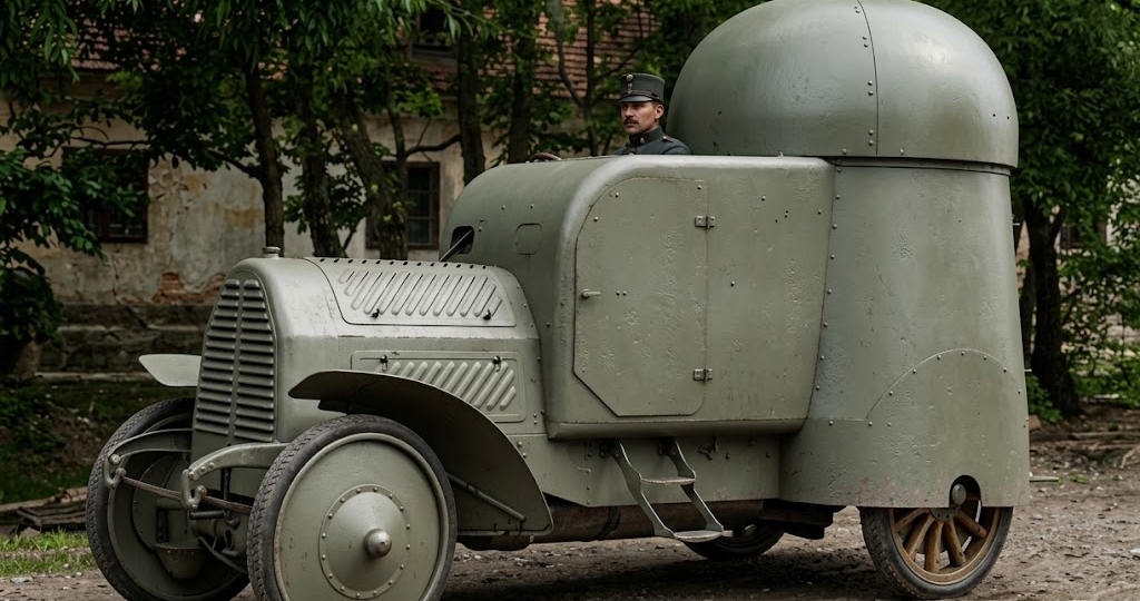 Achtung, Panzer! Бронеавтомобиль Daimler, 1904
