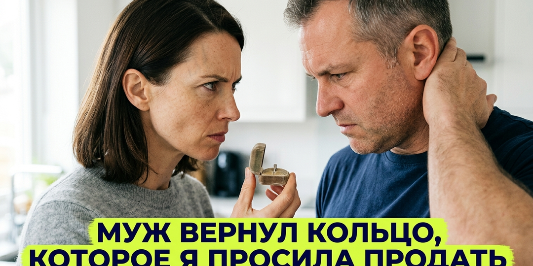 Муж вернул кольцо, которое я просила продать