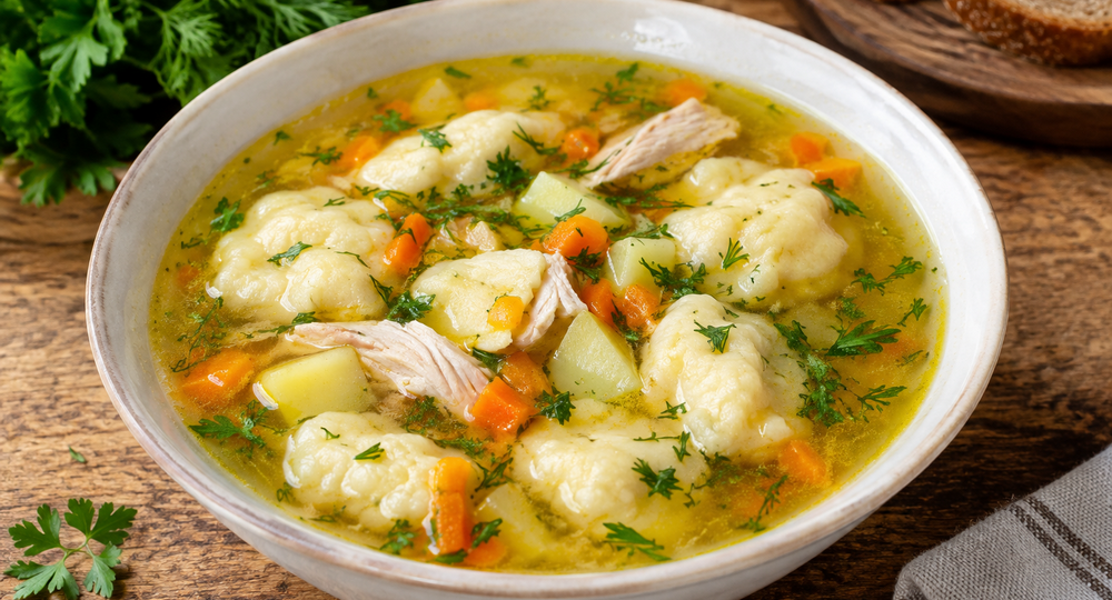 Куриный суп с клецками: простой домашний рецепт, который получается вкусным с первой попытки