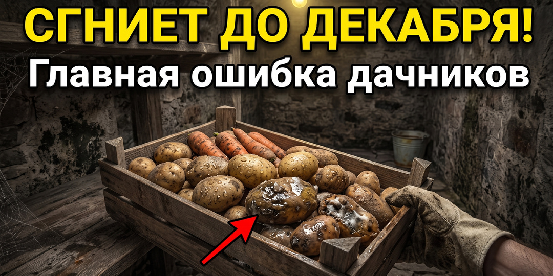 Урожай сгниет за месяц! Главная ошибка при закладке овощей в погреб, о которой многие даже не подозревают