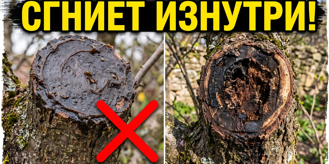 Медленное убийство сада: почему опытные дачники навсегда отказались от садового вара и чем мажут спилы