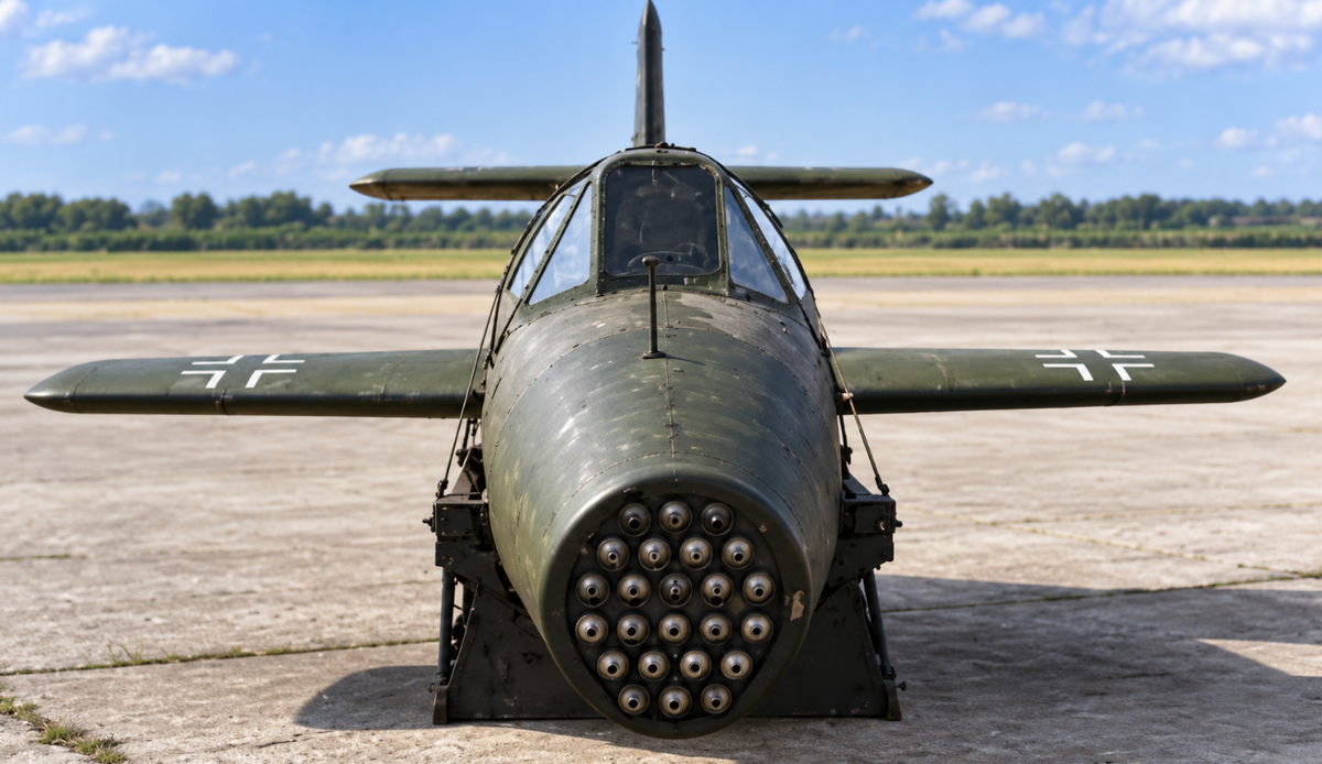 Ba 349 Natter: вертикальный старт, один залп и парашют.(Дзен от Логос ...