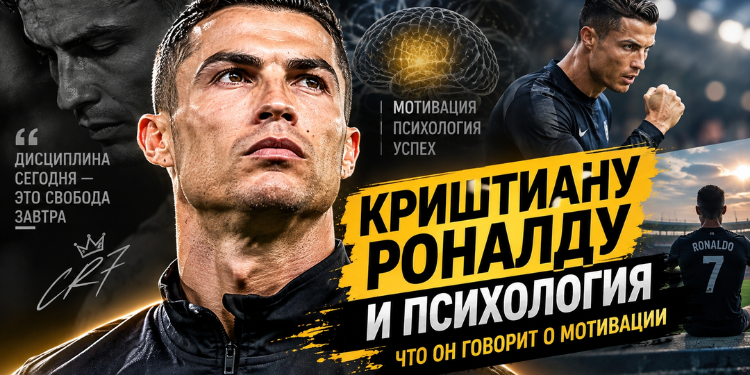 Криштиану Роналду и психология. Что он говорит о мотивации