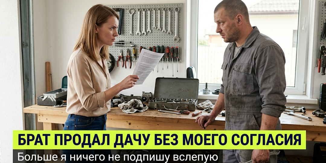 Брат продал дачу без моего согласия