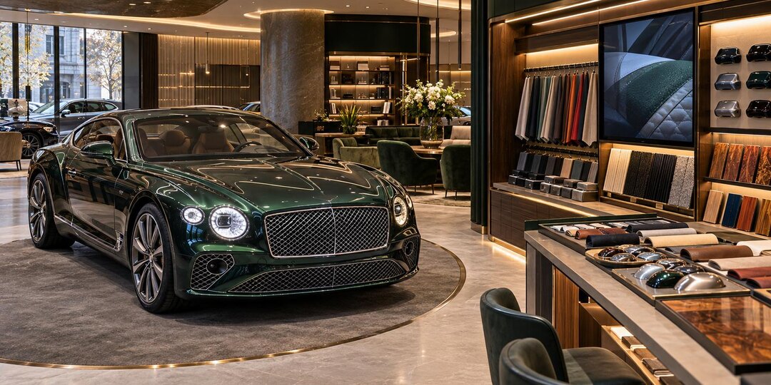 Bentley превращает автосалоны в ателье: более 70% клиентов выбирают персонализацию Mulliner