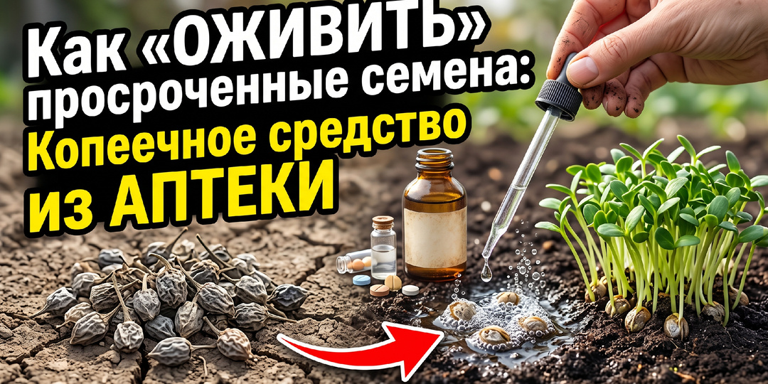 Как «оживить» просроченные семена: копеечное средство из аптеки
