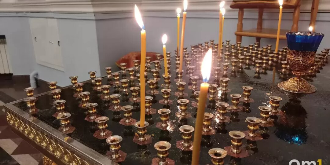 В Омске прошла литургия по жителям Тары, погибшим при атаке под Мелитополем