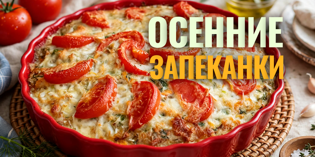 🍂 Запеканки на всю семью: 4 осенних хита