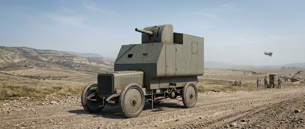 Achtung, Panzer! Бронеавтомобиль Ehrhardt M1906, 1905