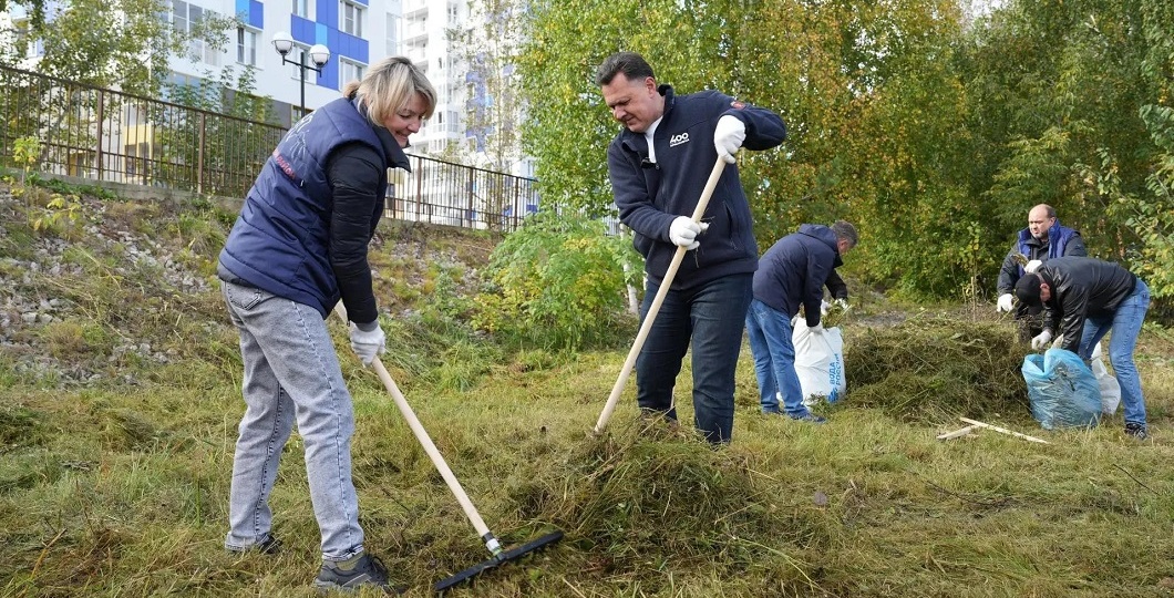 В Красноярске после субботника вывезли более 10 тысяч кубометров мусора