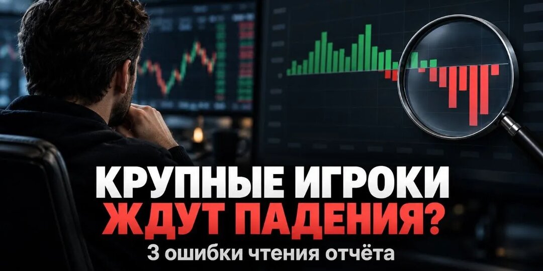 "Крупные игроки ждут падения": три ошибки в чтении биржевых отчётов