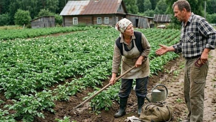 Какой тебе санаторий? Будешь полоть сорок соток картошки у свекрови в деревне — отобрал паспорт муж у Натальи