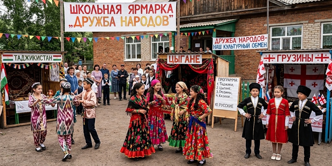 Дружба народов без русских: на ярмарке в Вершино забыли про 80% населения