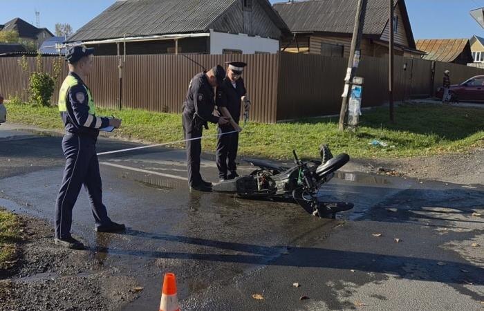 Два подростка, катавшихся на мотоцикле, пострадали в ДТП в Полевском