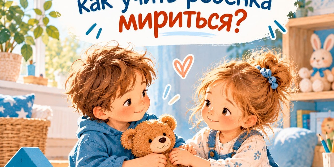 🤝 Простые советы: как учить ребёнка мириться