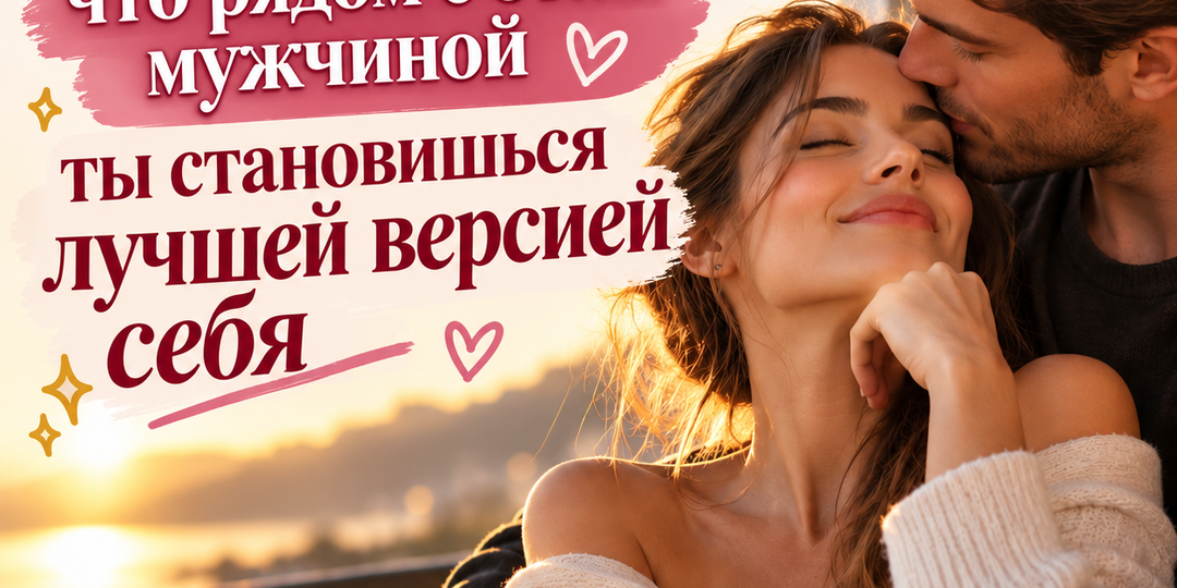 💞 Как понять, что рядом с этим мужчиной ты становишься лучшей версией себя