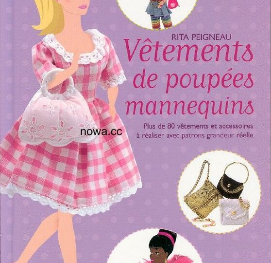 Журнал Vetements de poupees mannequins: шьём парижский шик для Барби