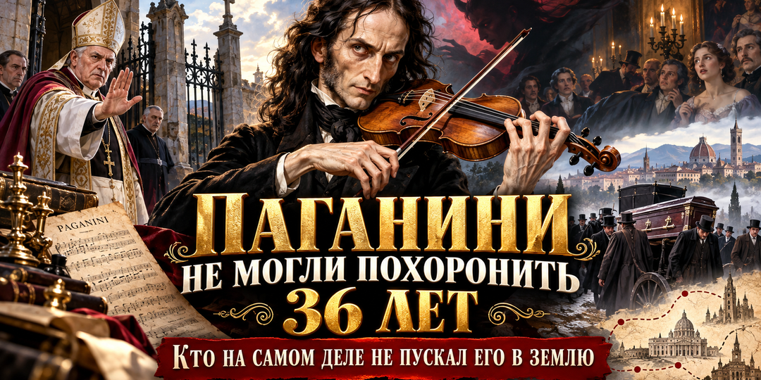 Паганини не могли похоронить тридцать шесть лет. Кто на самом деле не пускал его в землю
