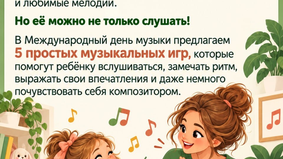 🎵 Сегодня – Международный день музыки