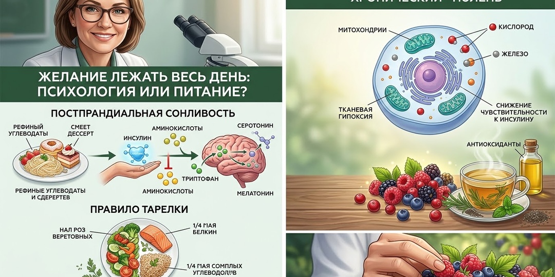 Желание лежать весь день: банальная лень, психология или неправильный обед? Разбираем по науке