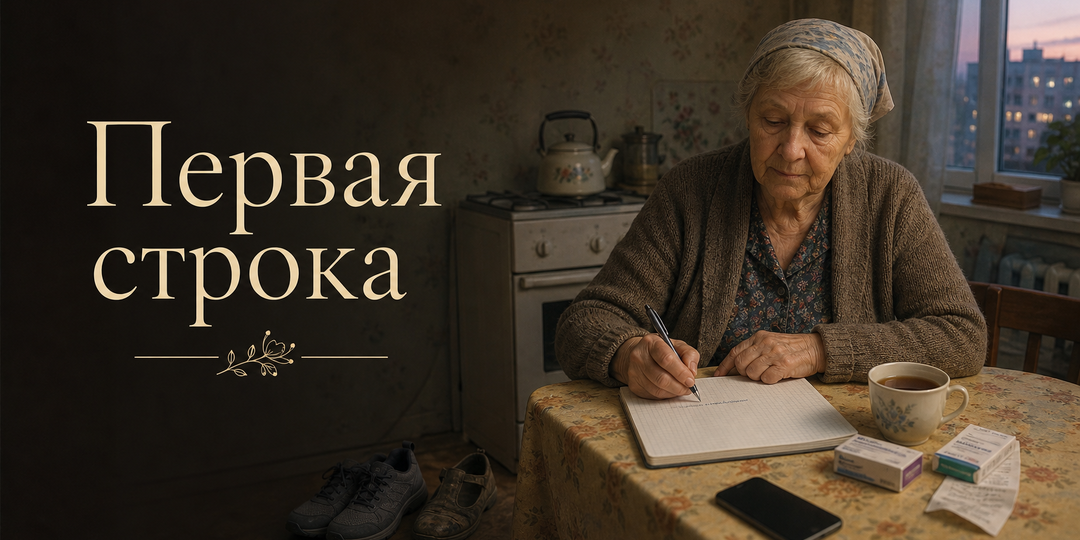 Первая строка