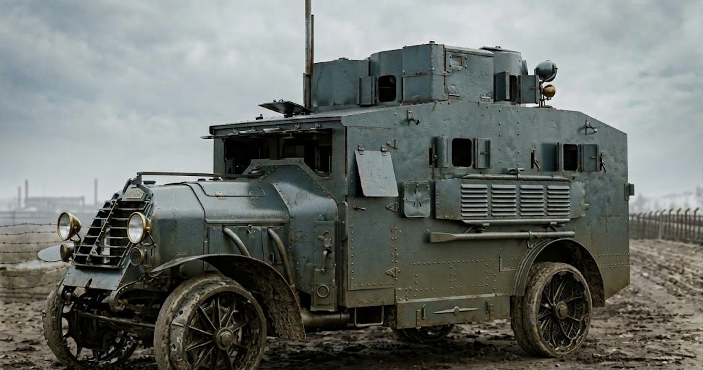 Achtung, Panzer! Бронеавтомобиль Daimler, 1914