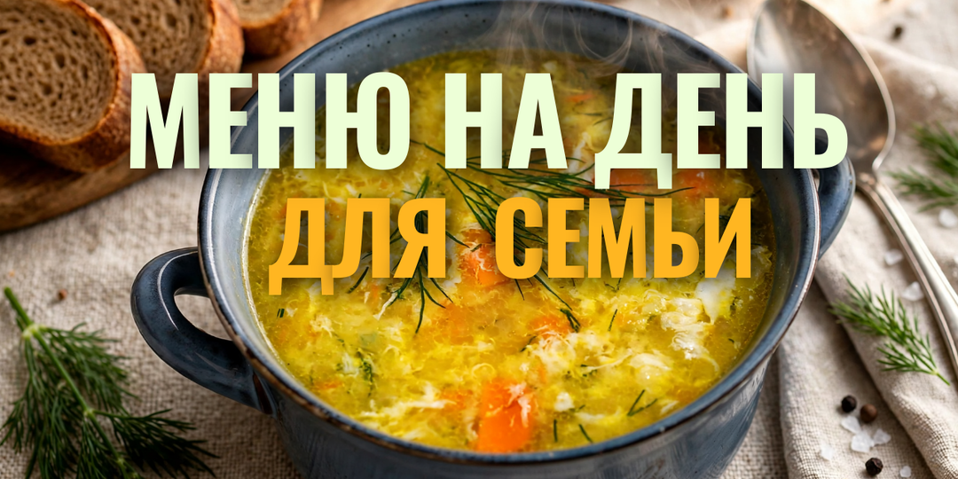 📌 Меню на день для семьи / Блюда из простых продуктов