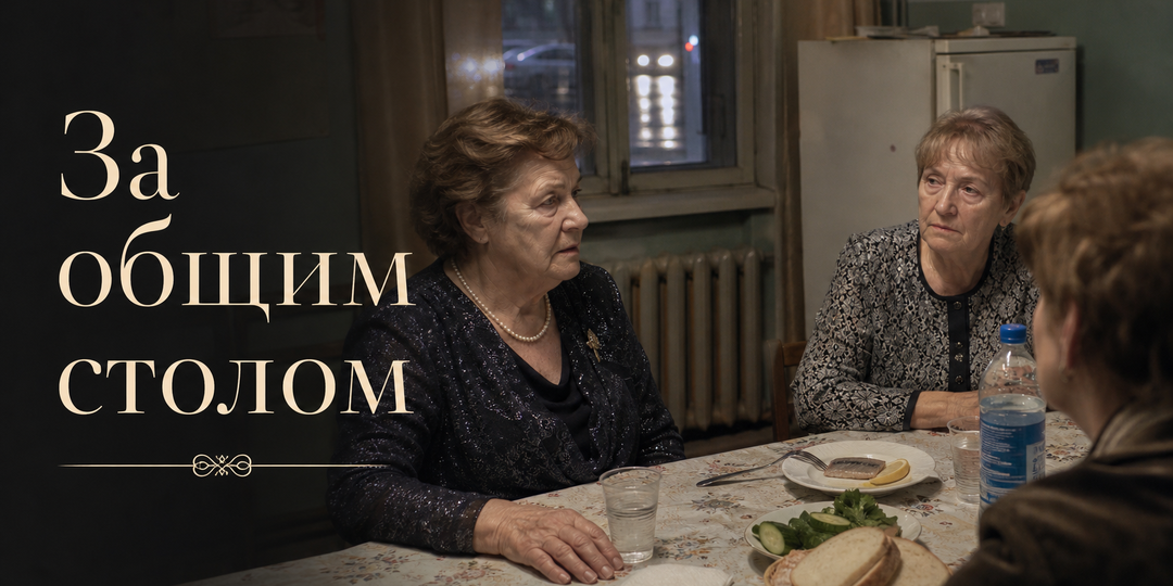 За общим столом