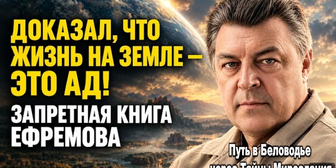 Люди на Земле живут в АДУ | Его книгу ЗАПРЕТИЛИ, а имя СТЁРЛИ из науки | ИВАН ЕФРЕМОВ