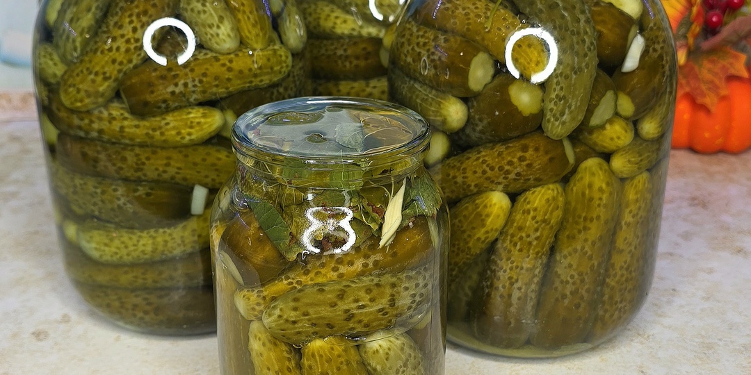 Квашеные огурцы с мукой