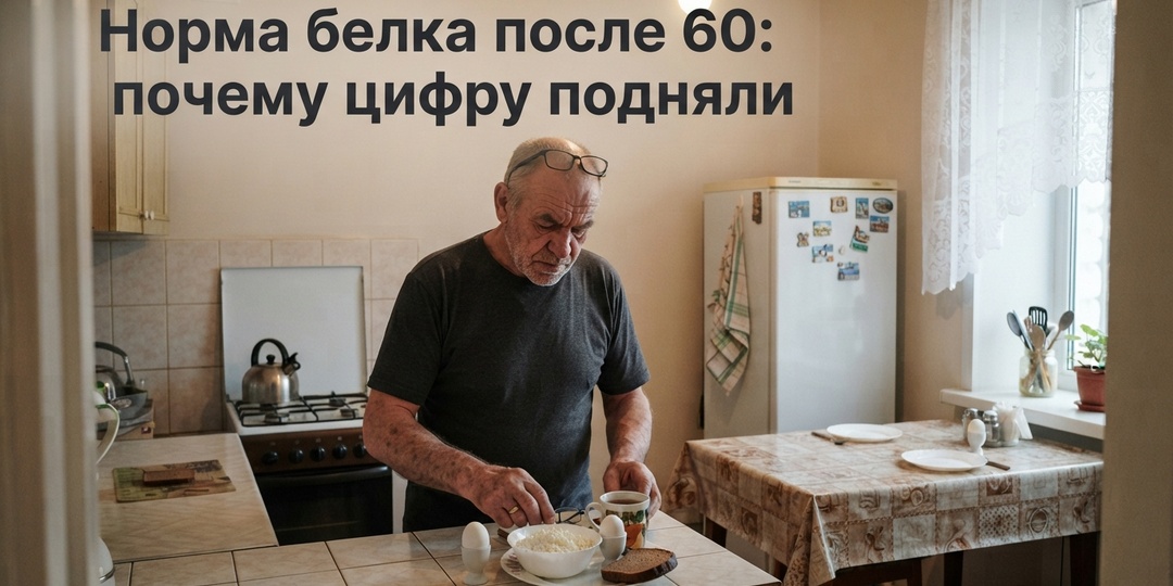 Норма белка после 60: почему рекомендованную цифру подняли
