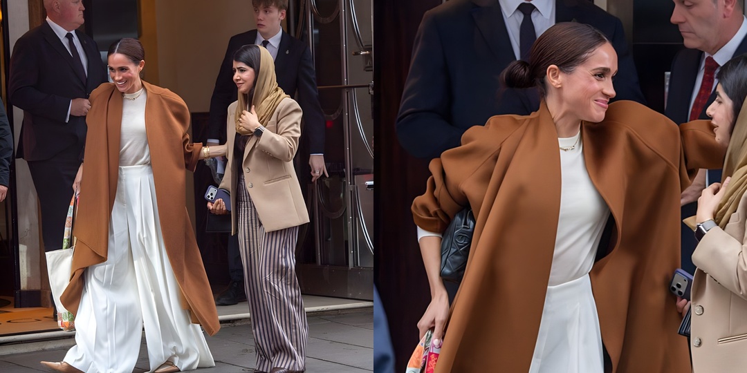 28 000 фунтов за «мешок»: Меган Маркл вышла на чаепитие в брюках Ralph Lauren и вызвала волну насмешек