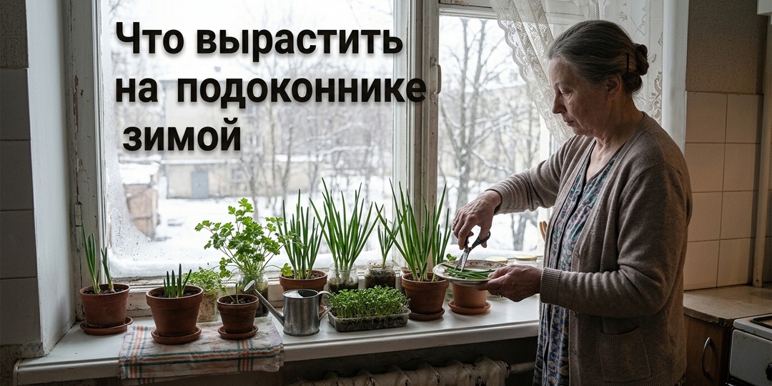 Что вырастить на подоконнике зимой, чтобы в этом был смысл