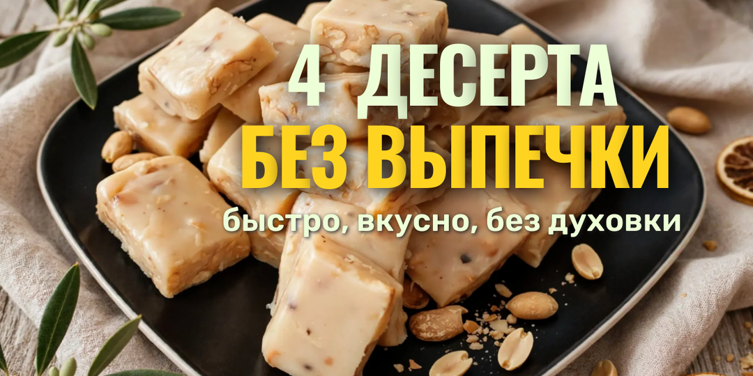✨ 4 десерта без выпечки: быстро, вкусно и без духовки