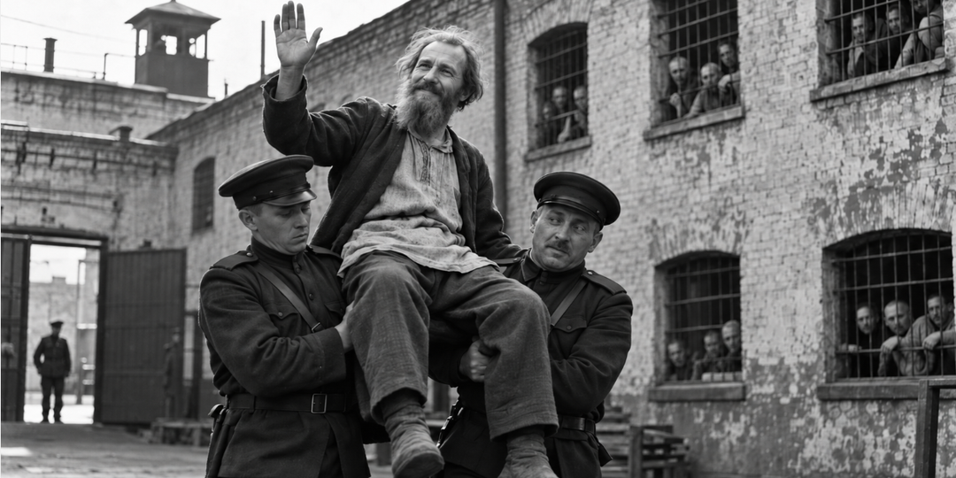 В 1936 году крестьянин-толстовец отказался идти на допрос сам, и надзиратели НКВД носили его на руках под хохот всей тюрьмы