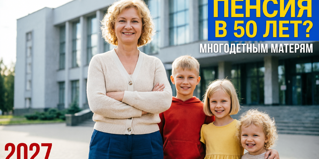Многодетным матерям в 2027 году дадут досрочную пенсию: кому положено и во сколько лет выходить