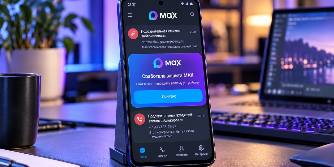 Сработала защита MAX — теперь вам заблокируют ссылки и входящие звонки