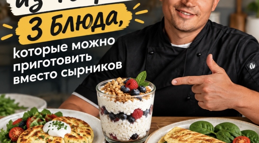 Завтрак из творога - 3 блюда, которые можно приготовить вместо сырников
