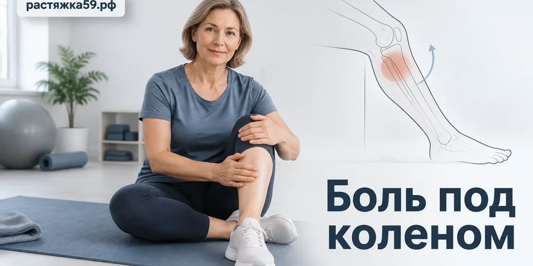 Боль под коленом при разгибании — что может усиливать скованность