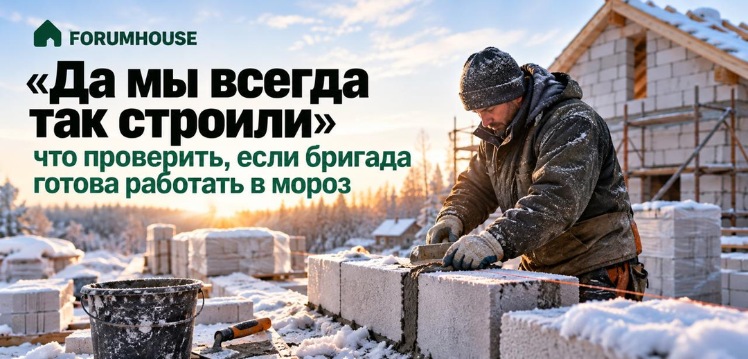 «Да мы всегда так строили»: что проверить, если бригада готова работать в мороз