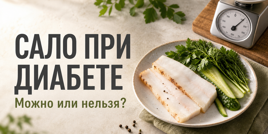 Можно ли сало при диабете? Почему «без сахара» ещё не значит «без ограничений»
