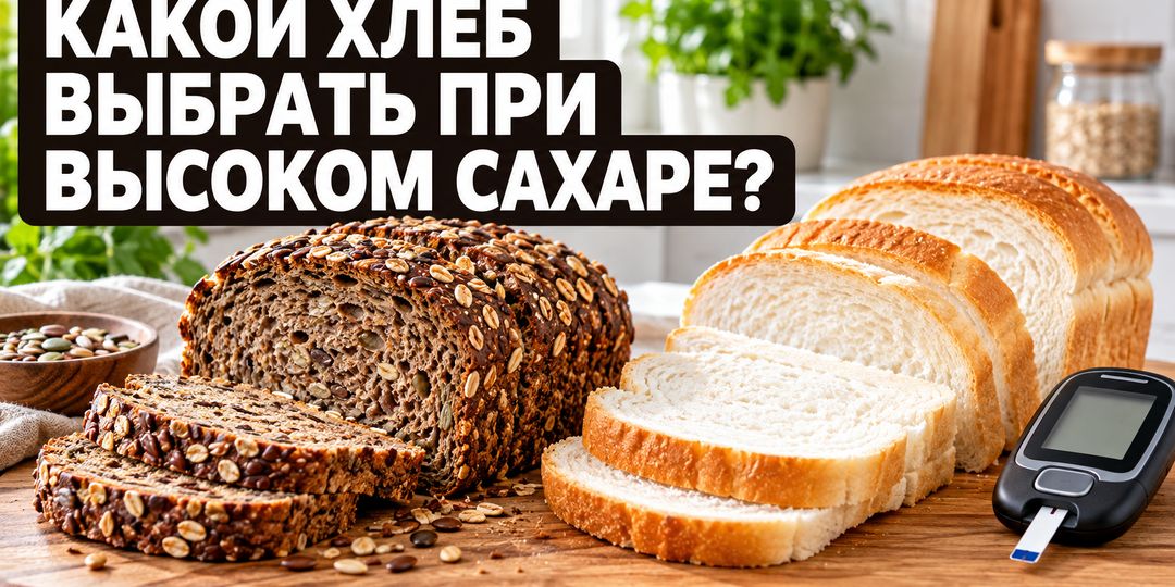 Какой хлеб безопасен при высоком сахаре в крови?