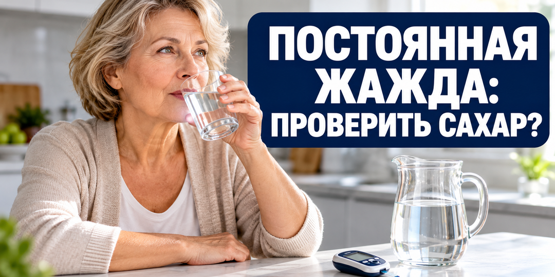 Что говорит постоянная жажда о риске диабета?